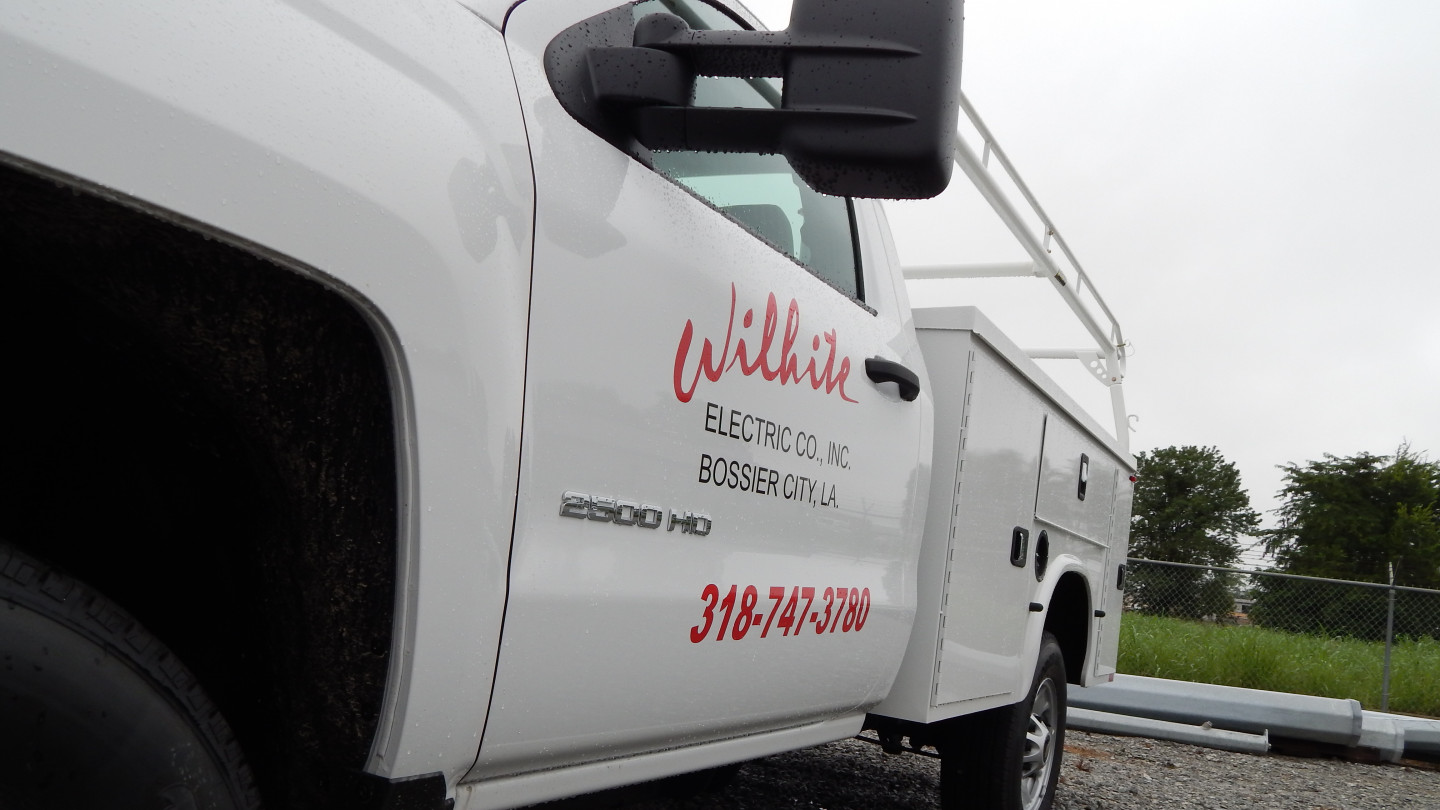 Wilhite Electric truck on site